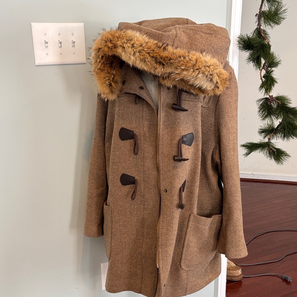 Authentic Pendleton Berkeley Tweed Toggle Coat 16… - image 2